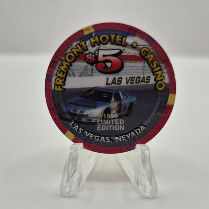Fremont Hotel Casino Las Vegas Nevada 1999 $5 'Richard Petty' Casino Chip V2559