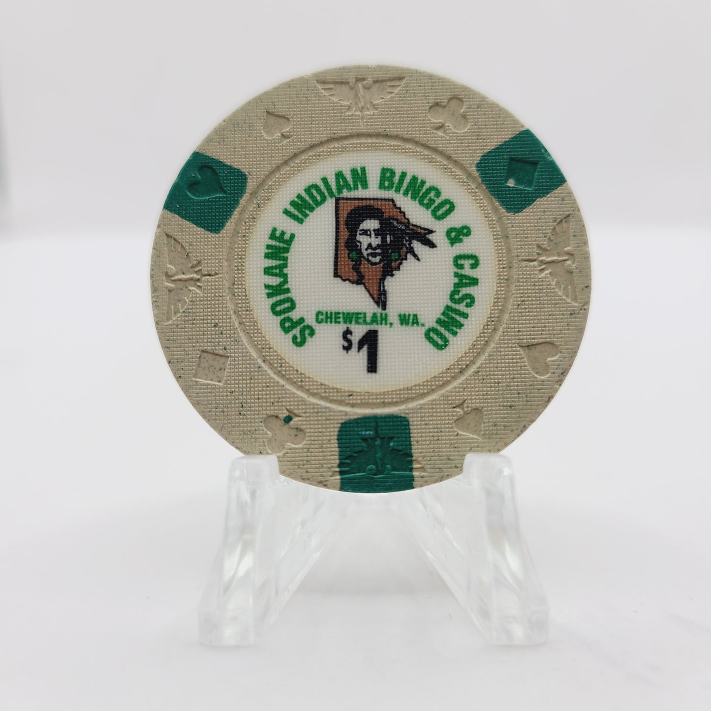 Spokane Indian Bingo Casino Chewelah Washington $1 Casino Chip