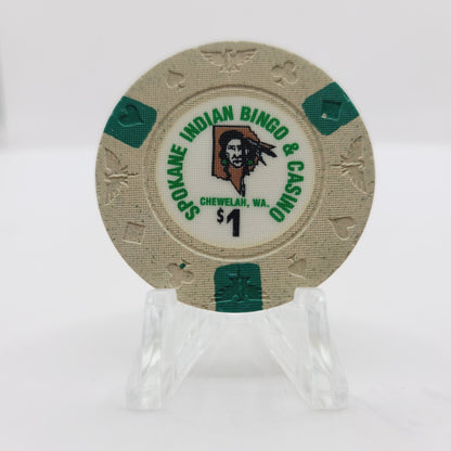 Spokane Indian Bingo Casino Chewelah Washington $1 Casino Chip