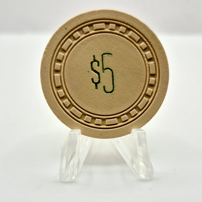 Montgomery Pass Lodge Casino Montgomery Pass 1953 Nevada $5 Chip V2017