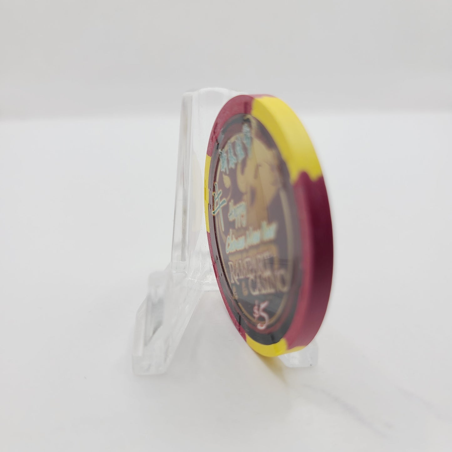 Rampart Hotel Casino Las Vegas Nevada 2021 "Year of The Ox" $5 Casino Chip