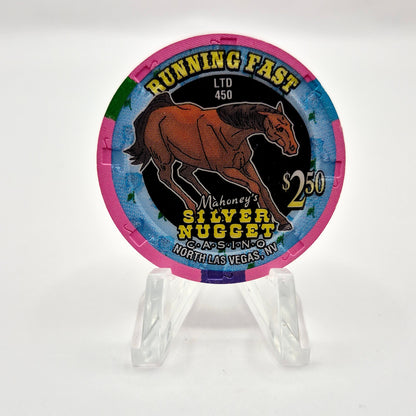 Mahoney's Silver Nugget Las Vegas Nevada 200 'Run for the Roses' $2.50 Casino Chip E2524