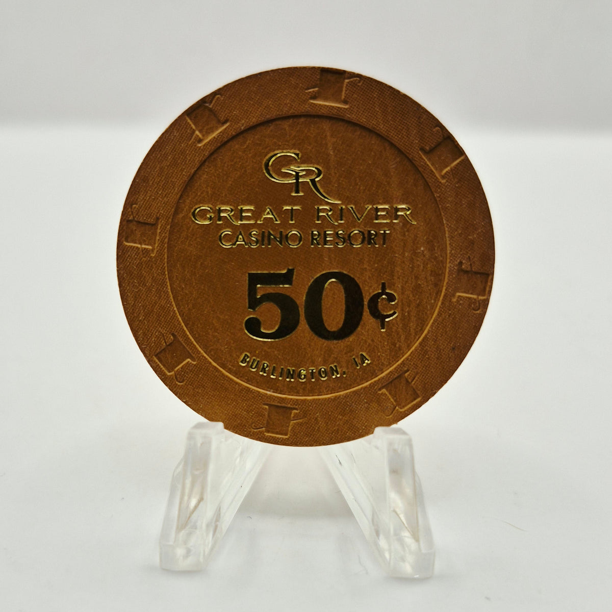 Great River Casino Resort Burlington Iowa 2026 $.50 Casino Chip