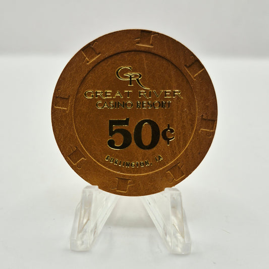 Great River Casino Resort Burlington Iowa 2026 $.50 Casino Chip