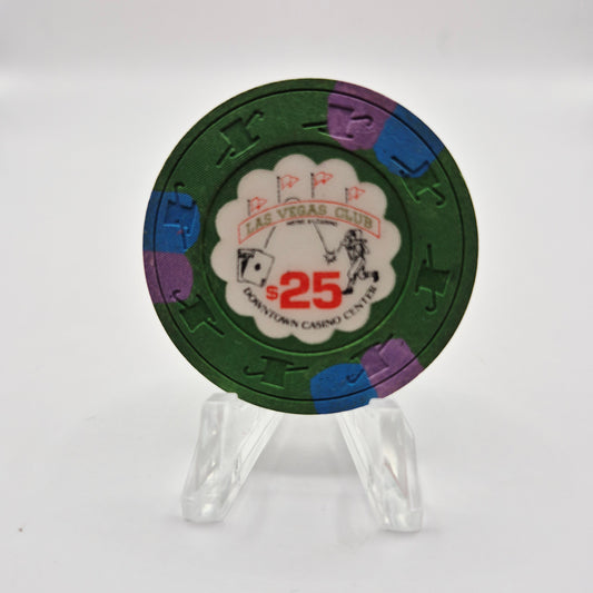 Las Vegas Club Las Vegas Nevada 1989 $25 Casino Chip N2414