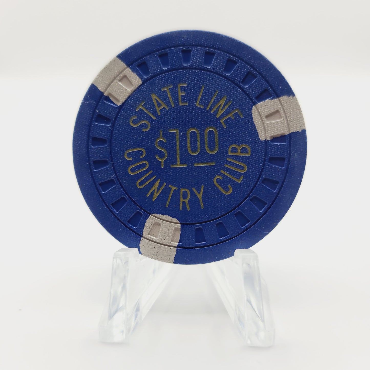 Stateline Country Club Lake Tahoe Nevada 1953 $1 Casino Chip N5043