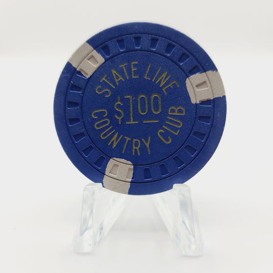 Stateline Country Club Lake Tahoe Nevada 1953 $1 Casino Chip N5043