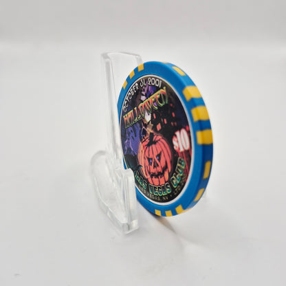 Las Vegas Club Hotel Casino Las Vegas Nevada 2001 'Halloween'  $10 Casino Chip V9142 LTD 200