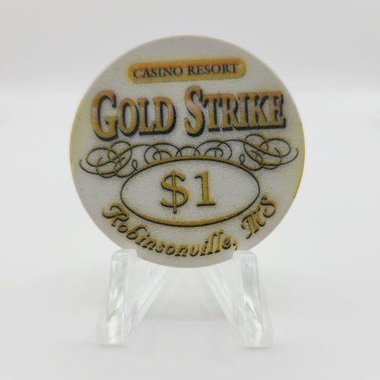 Gold Strike Casino Robinsonville (Tunica) Mississippi $1 Casino Chip