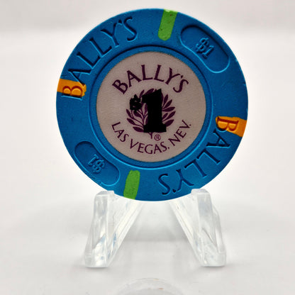 Bally's Hotel Casino Reno Nevada 1991 $1 Casino Chip N4532 *Circulated