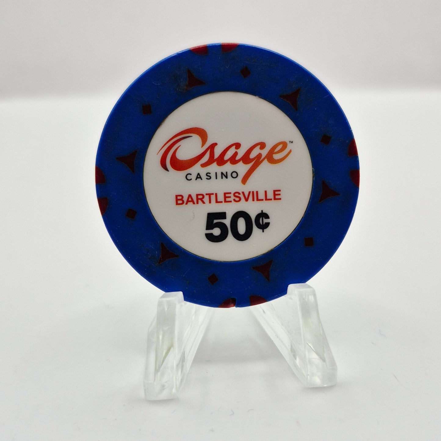 Osage Million Dollar Elm Casino Bartlesville Oklahoma $.50 Casino Chip