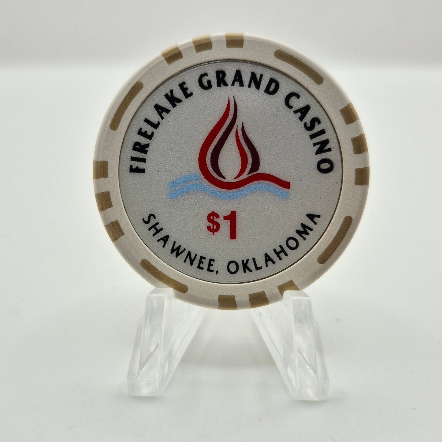 Firelake Grand Hotel Casino Shawnee Oklahoma $1 Casino Chip