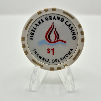 Firelake Grand Hotel Casino Shawnee Oklahoma $1 Casino Chip