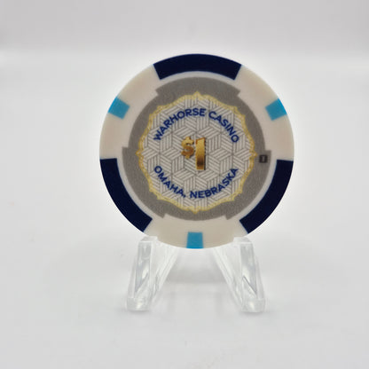 WarHorse Casino Omaha Nebraska 2024 $1 Casino Chip