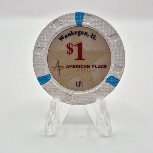 American Place Casino Waukegan Illinois 2025 $1 Casino Chip