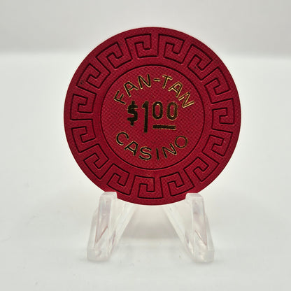Fan-Tan Casino Reno Nevada 1967 $1 Casino Chip N5063
