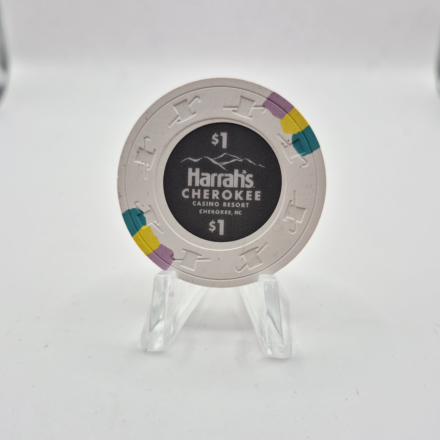 Harrah's Casino Cherokee North Carolina 2012 $1 Casino Chip