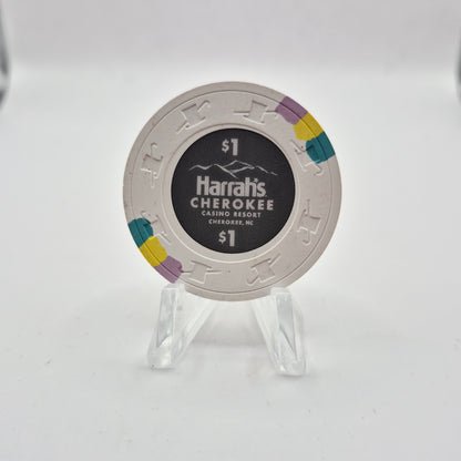 Harrah's Casino Cherokee North Carolina 2012 $1 Casino Chip