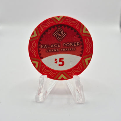 Palace Poker Grand Prairie Texas 2025 $5 Casino Chip
