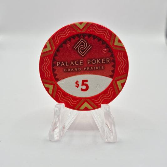 Palace Poker Grand Prairie Texas 2025 $5 Casino Chip