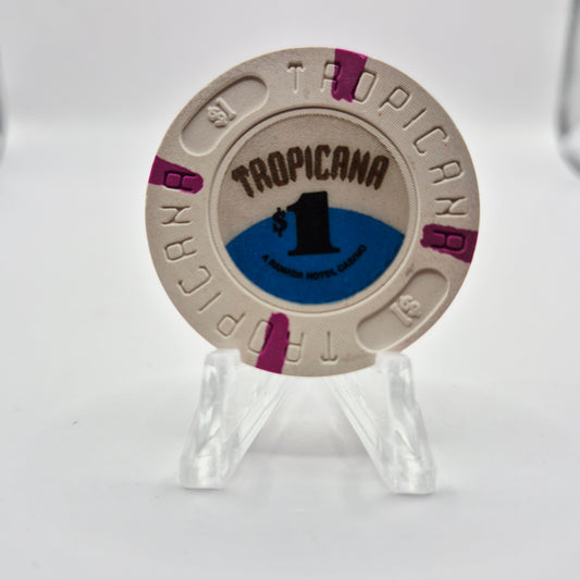 Tropicana Hotel Casino Atlantic City New Jersey $1 Casino Chip