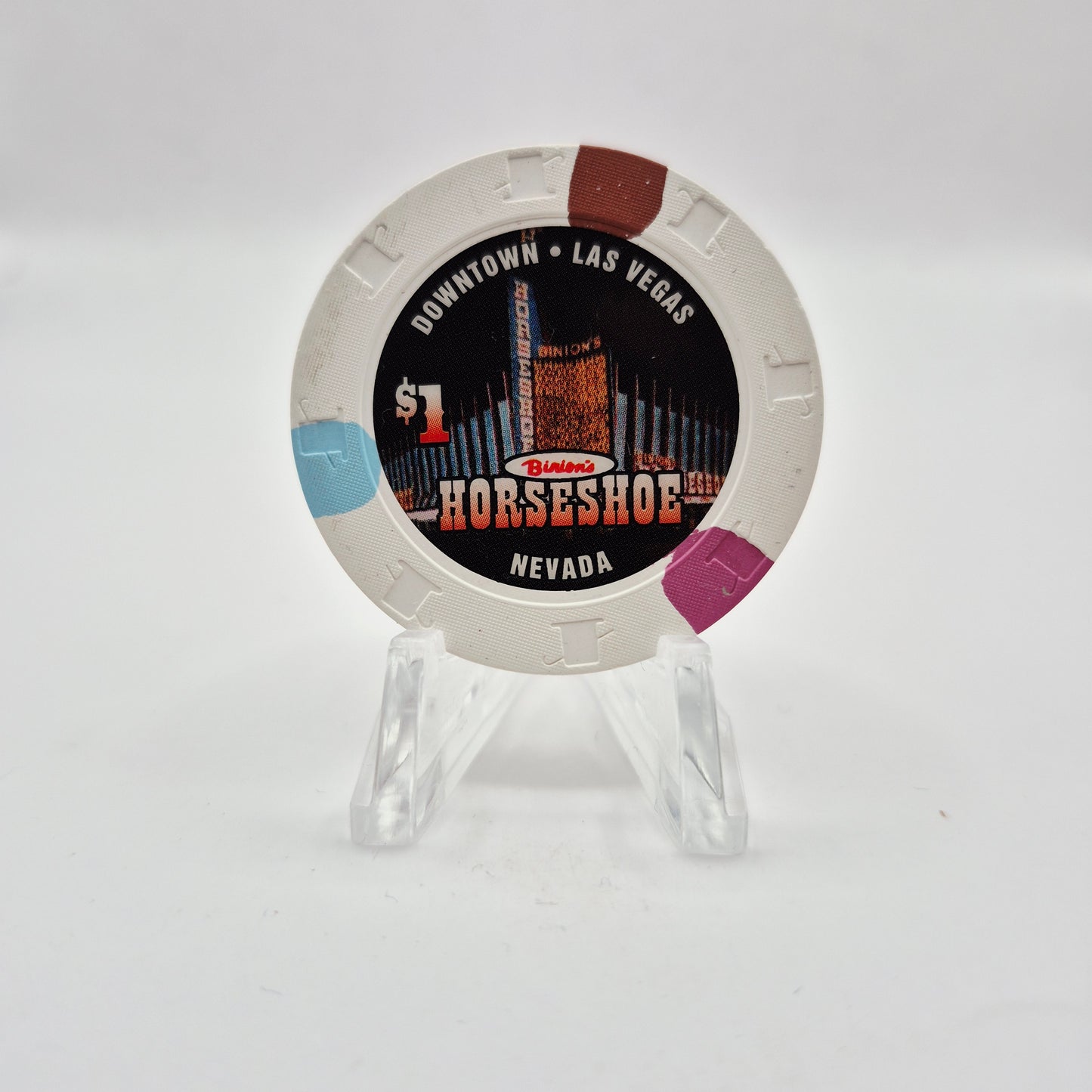 Horseshoe Club Binion's Las Vegas Nevada 2004 $1 Casino Chip E3134