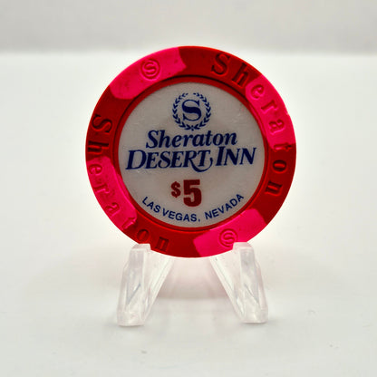 Desert Inn "Sheraton" Las Vegas Nevada 1994 $5 Casino Chip N4547