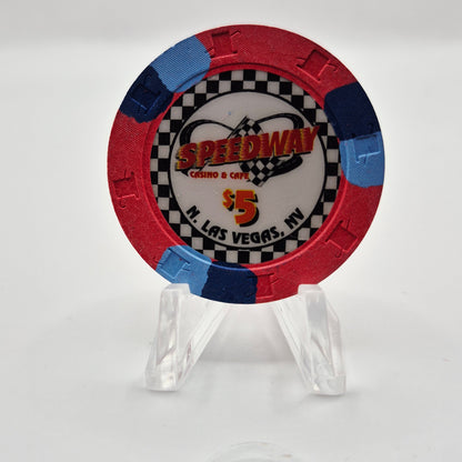 Speedway Casino Las Vegas Nevada 1999 $5 Casino Chip V5629 *UNC