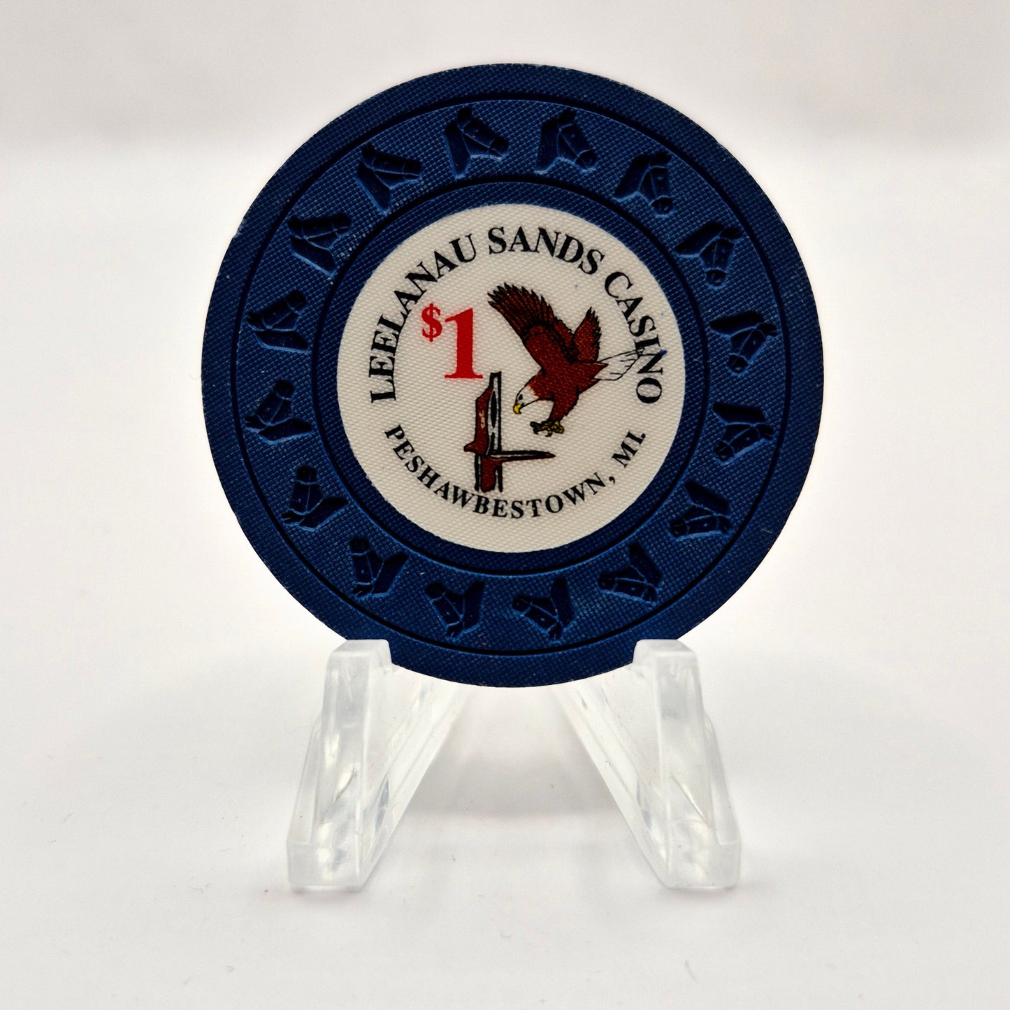 Leelanau Sands Casino Peshawbestown Michigan $1 Casino Chip