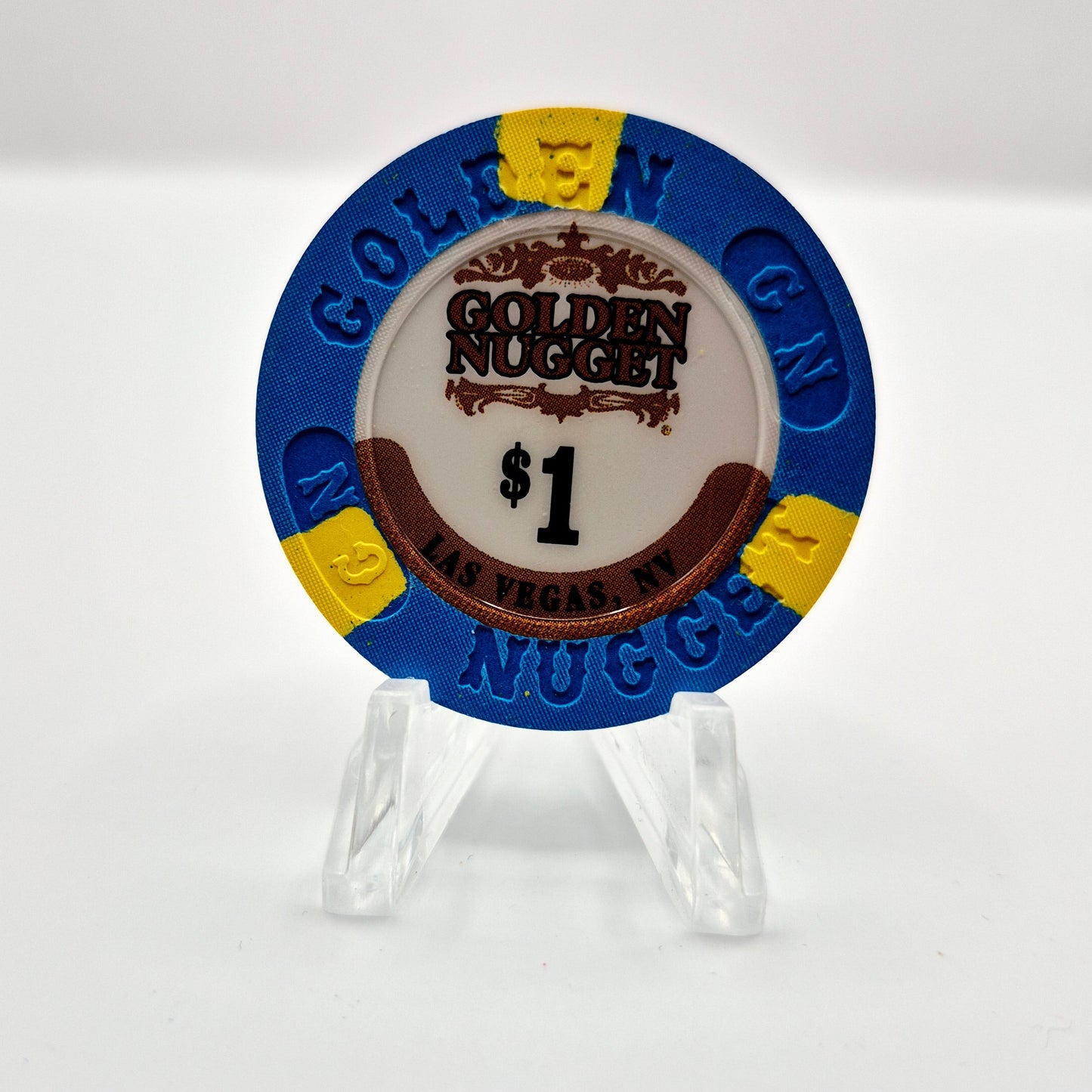 Golden Nugget Casino Las Vegas Nevada 2000 $1 Casino Chip N4367.1