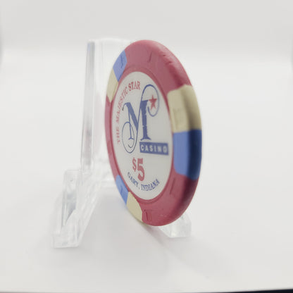 Majestic Star Casino Gary Indiana $5 Casino Chip