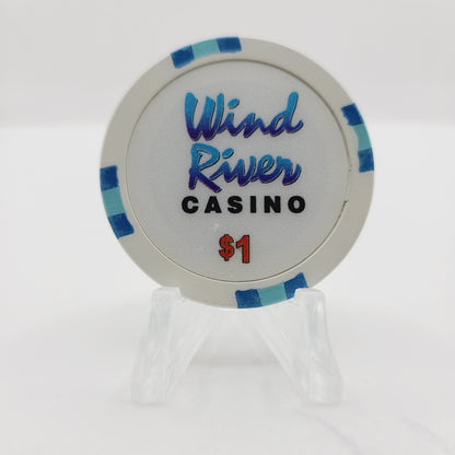 Wind River Hotel Casino Riverton Wyoming $1 Casino Chip