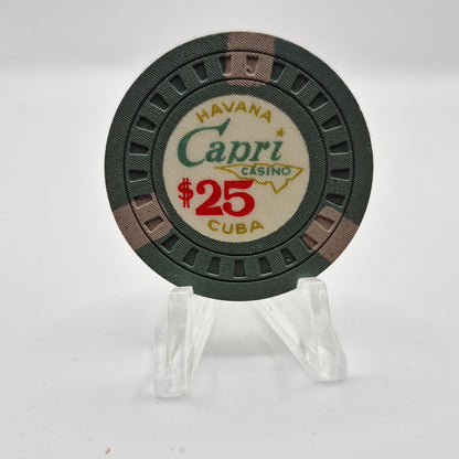 Casino de Capri Havana Cuba Series 4 $25 Casino Chip