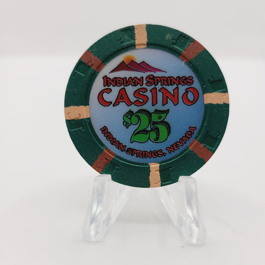 Indian Springs Casino Indian Springs Nevada 1998 $25 Chip V2851