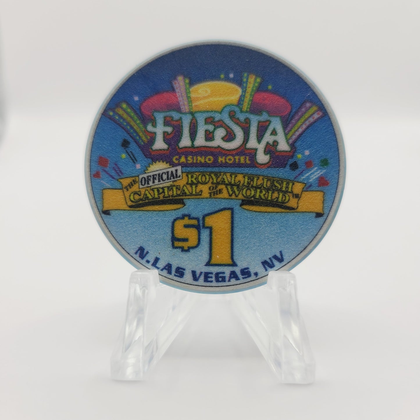 Fiesta Rancho Hotel Casino Las Vegas Nevada 2000 "CC&GTCC" Casino Chip V4093