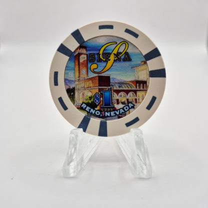 Siena Hotel Casino Reno Nevada 2001 $1 Casino Chip V9759