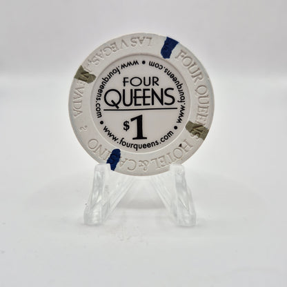 Four Queens Hotel Casino Las Vegas Nevada 2002 $1 Casino Chip E0513