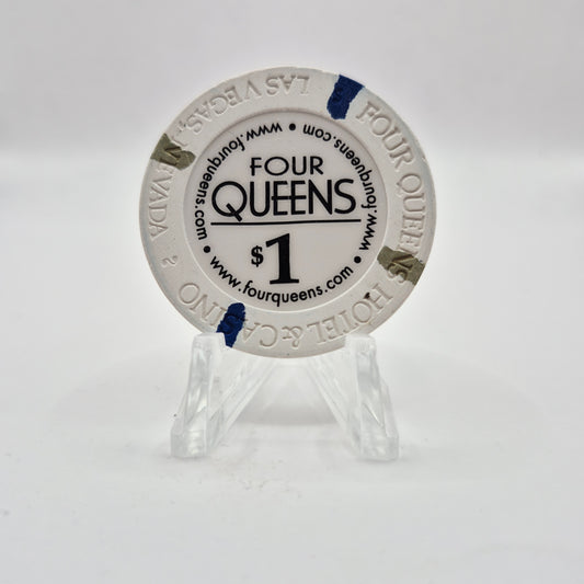 Four Queens Hotel Casino Las Vegas Nevada 2002 $1 Casino Chip E0513