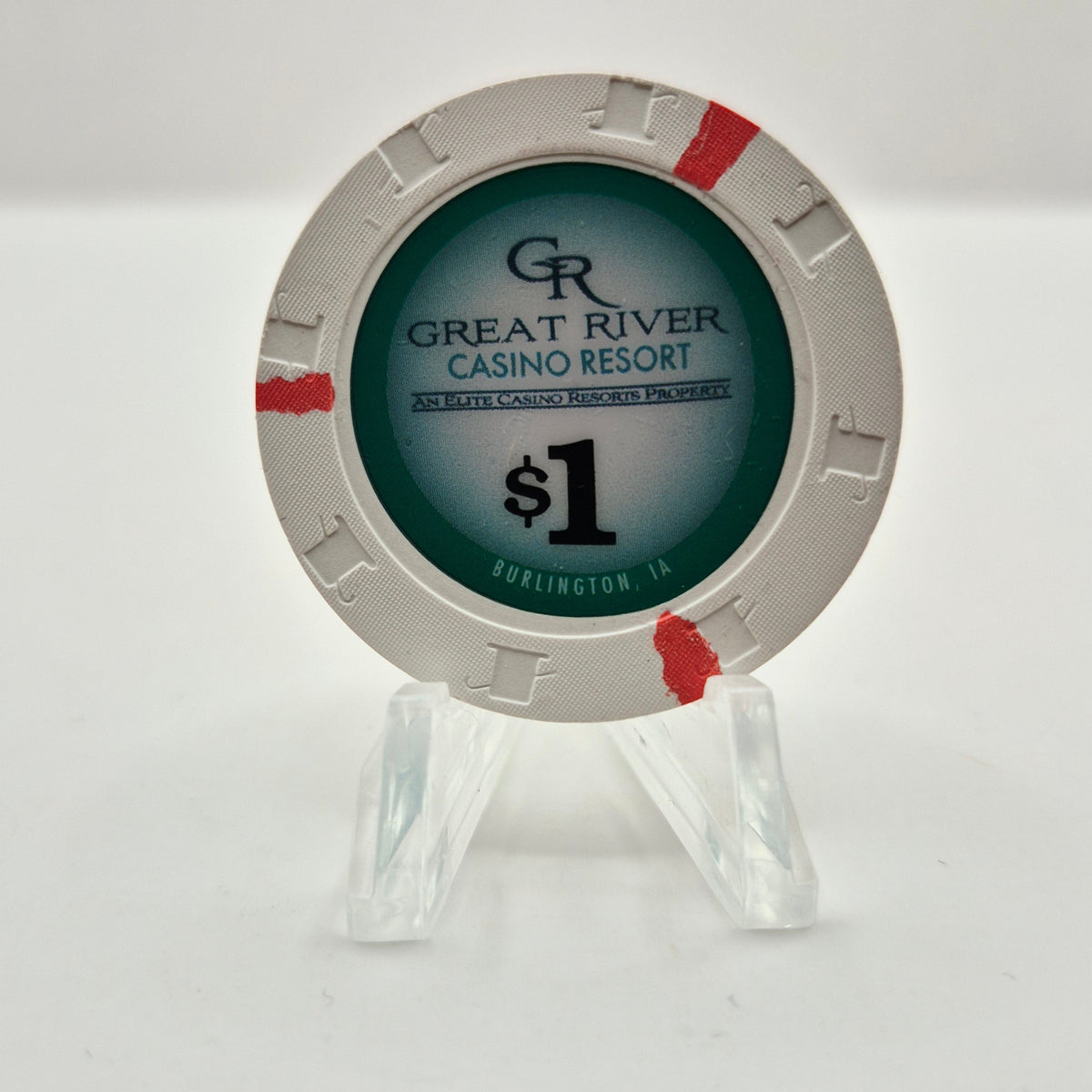 Great River Casino Resort Burlington Iowa 2026 $1 Casino Chip