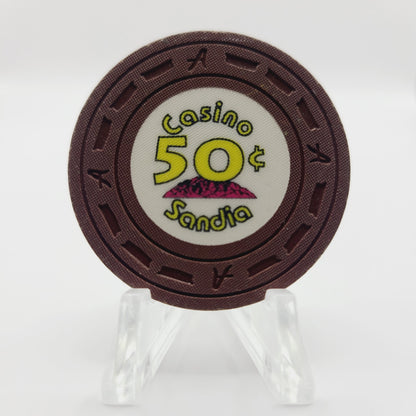 Sandia Resort and Casino Albuquerque New Mexico $.50 Casino Chip