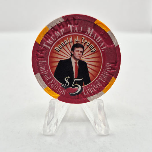 Trump Taj Mahal Atlantic City New Jersey 'Donald Trump' $5 Casino Chip