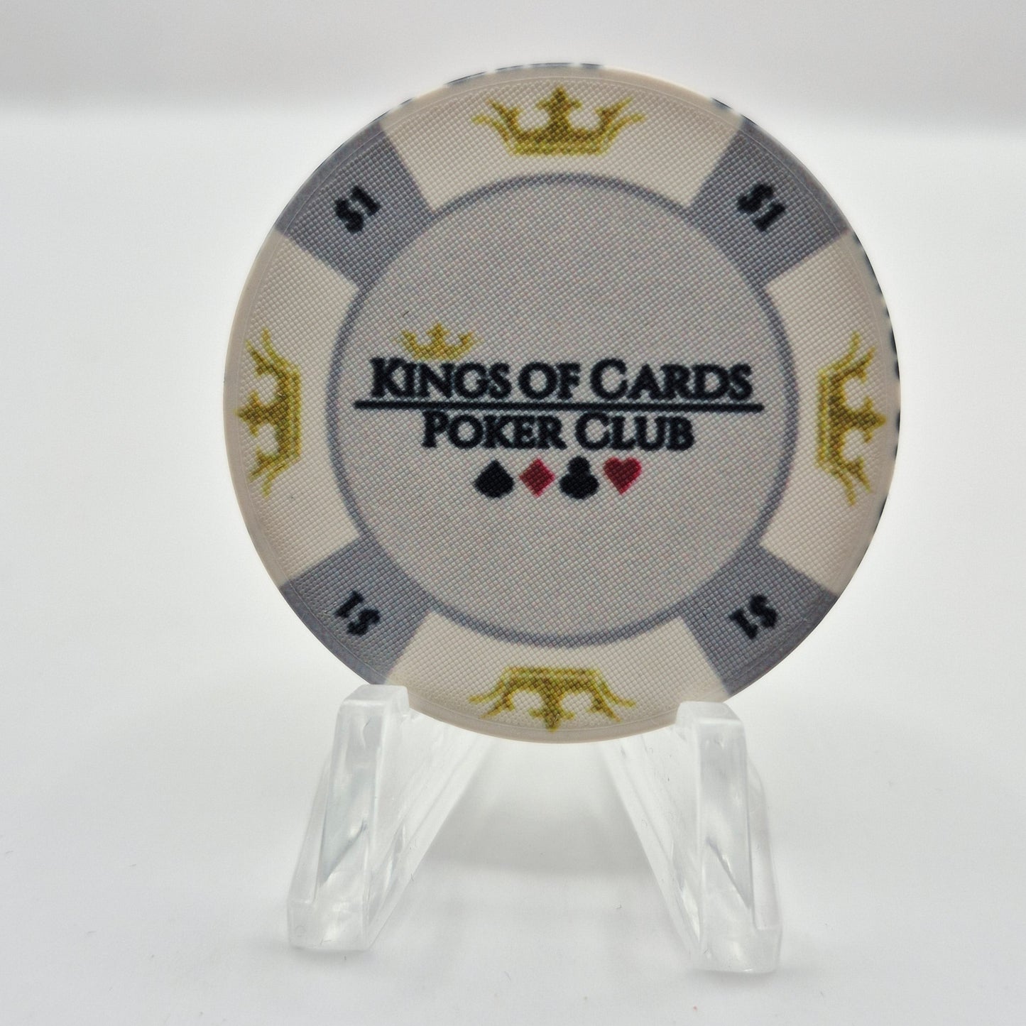 Kings of Cards Poker Club Houston Texas 2021 $1 Casino Chip