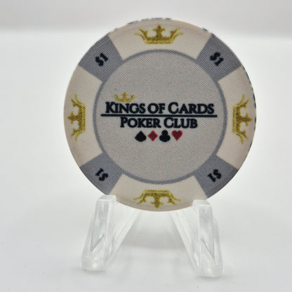 Kings of Cards Poker Club Houston Texas 2021 $1 Casino Chip