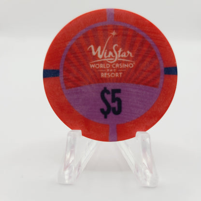 Win Star Casino Thackerville Oklahoma $5 Casino Chip
