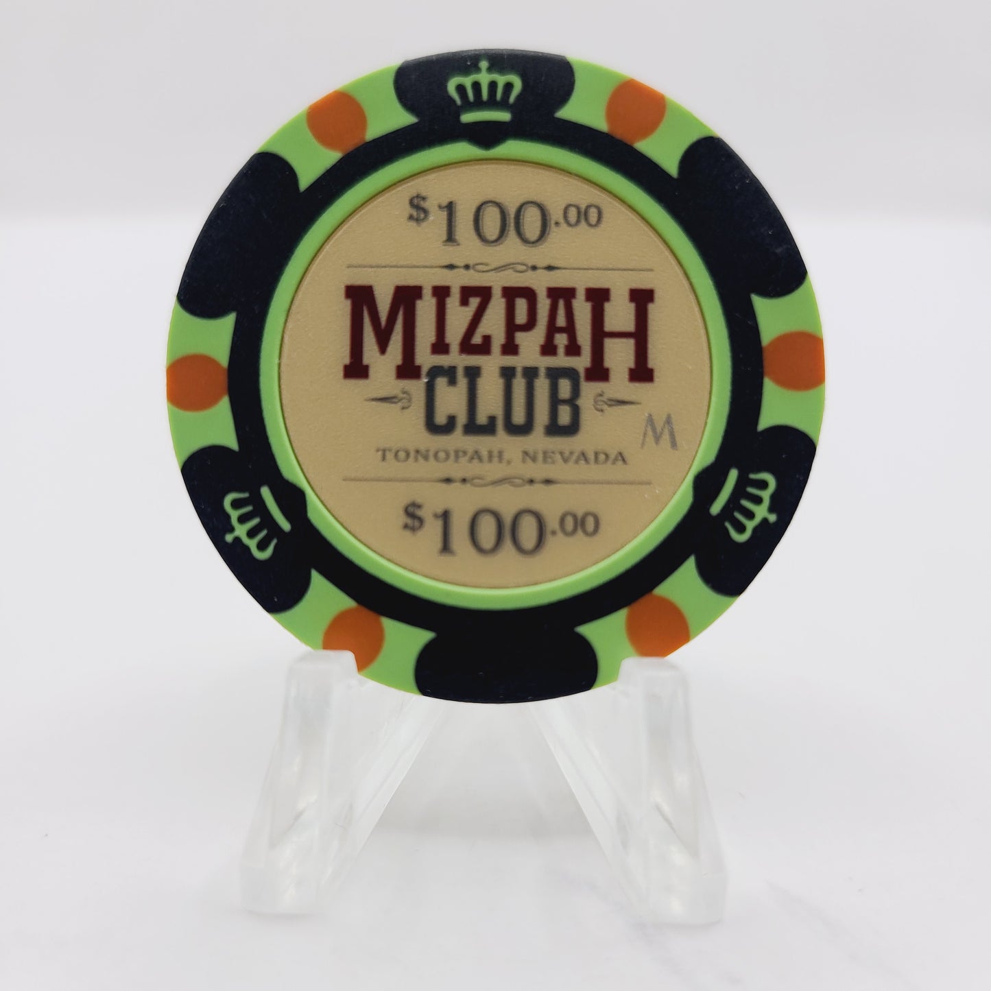 Mizpah Club Casino Tonopah Nevada 2016 $100 Casino Chip D2322