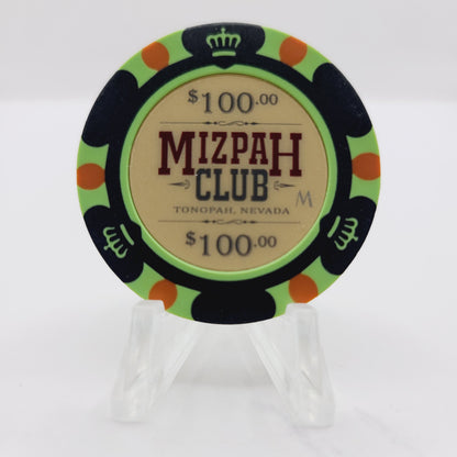 Mizpah Club Casino Tonopah Nevada 2016 $100 Casino Chip D2322