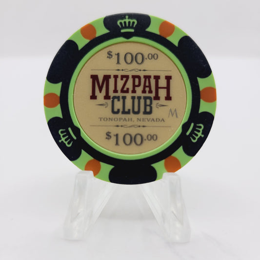 Mizpah Club Casino Tonopah Nevada 2016 $100 Casino Chip D2322