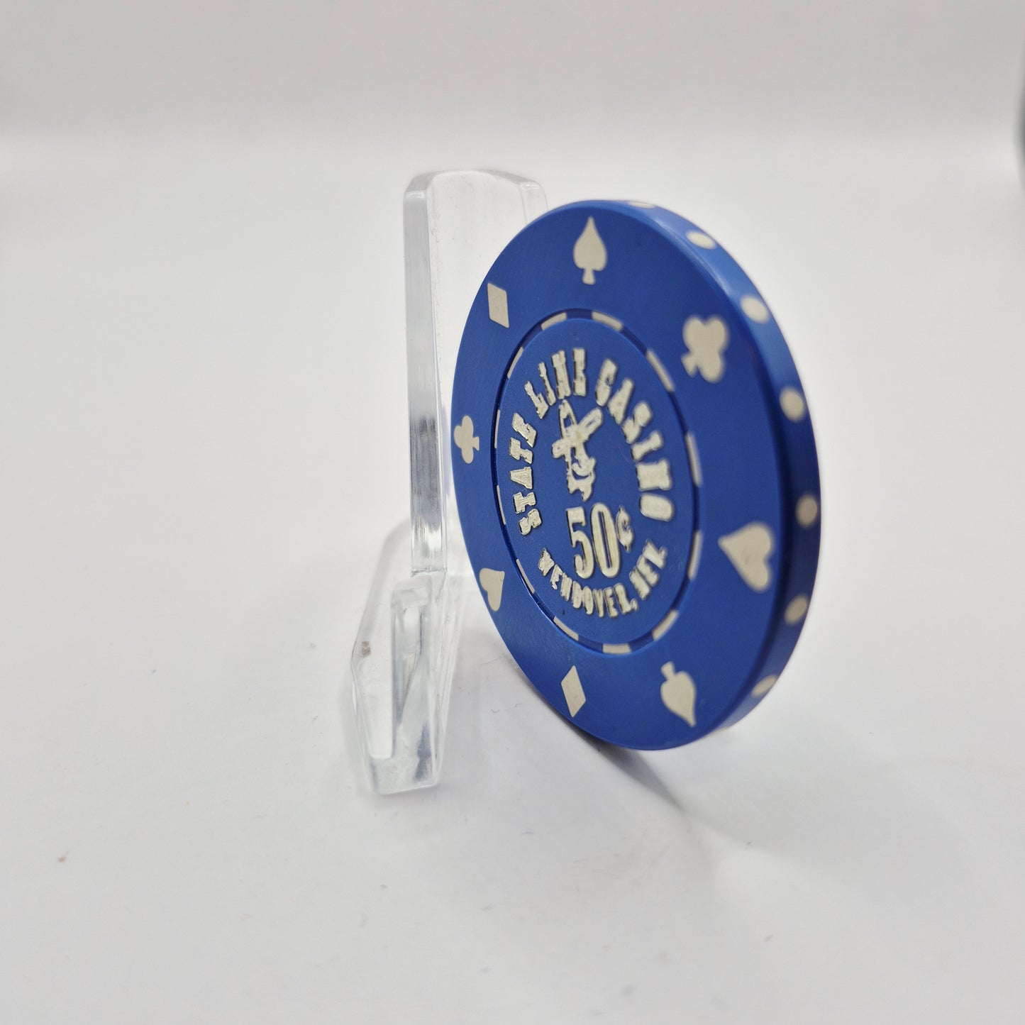 State Line Casino Wendover Nevada 1980 $.50 Casino Chip N0259