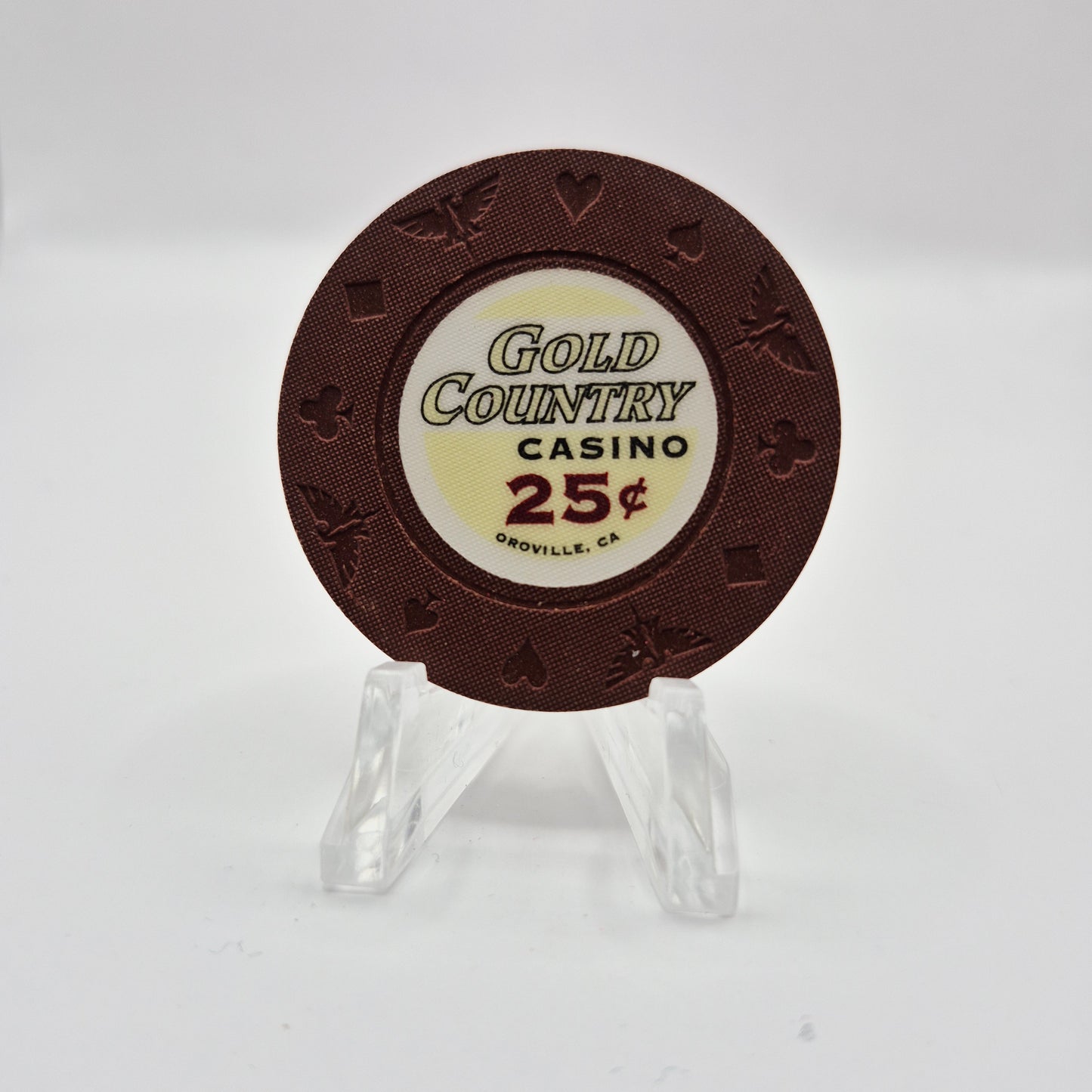 Gold Country Casino Oroville California $.25 Casino Chip *UNC