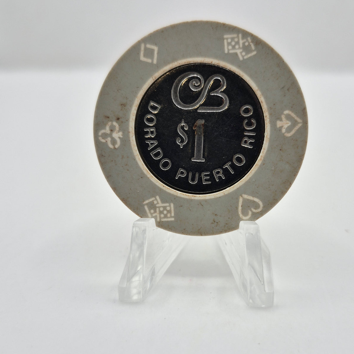 Cerromar Beach CB Hyatt Regency Resort Casino Dorado Puerto Rico $1 Casino Chip CG083373